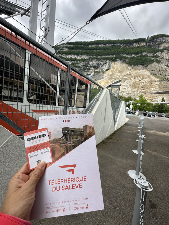 🇫🇷法國 Du Salève纜車眺望日內瓦湖