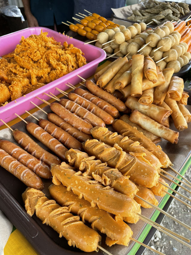 Local snacks look simple but superb appetizing