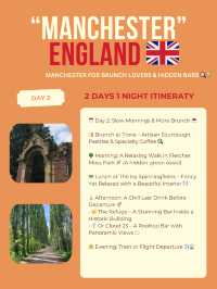 Manchester itinerary 