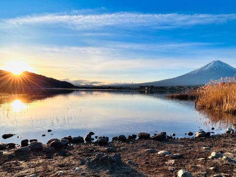 富士山】早朝の富士山の絶景at大石公園 | Trip.com 富士河口湖