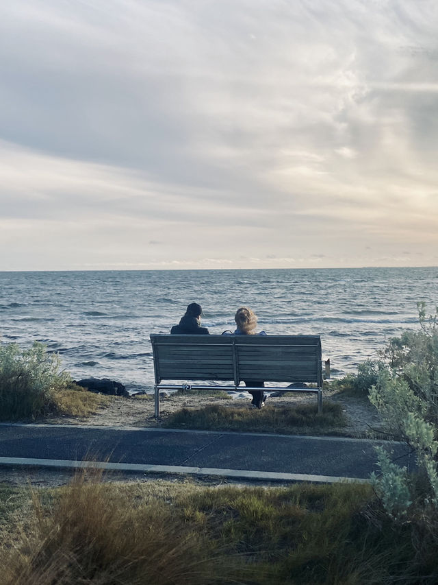 Sunset point at Point Ormond, Melbourne