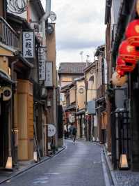朝一の先斗町スナップ 🌅🏮 静寂の中に漂う京都の風情
