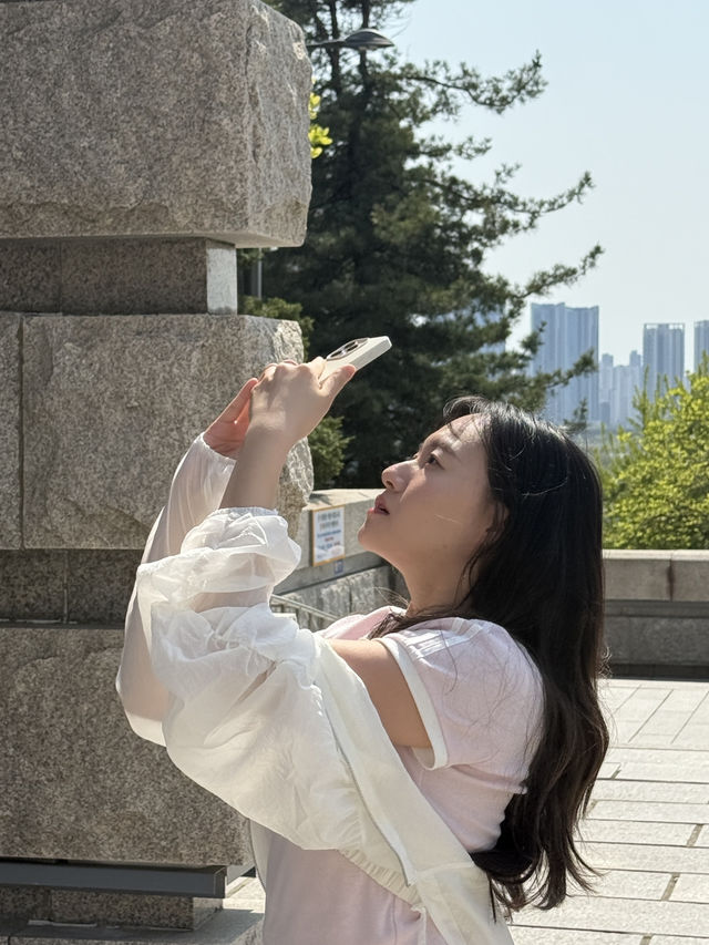 겹벚꽃 피는 봄에 청량산 등산