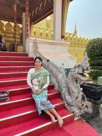 When in Laos, dress like the locals!