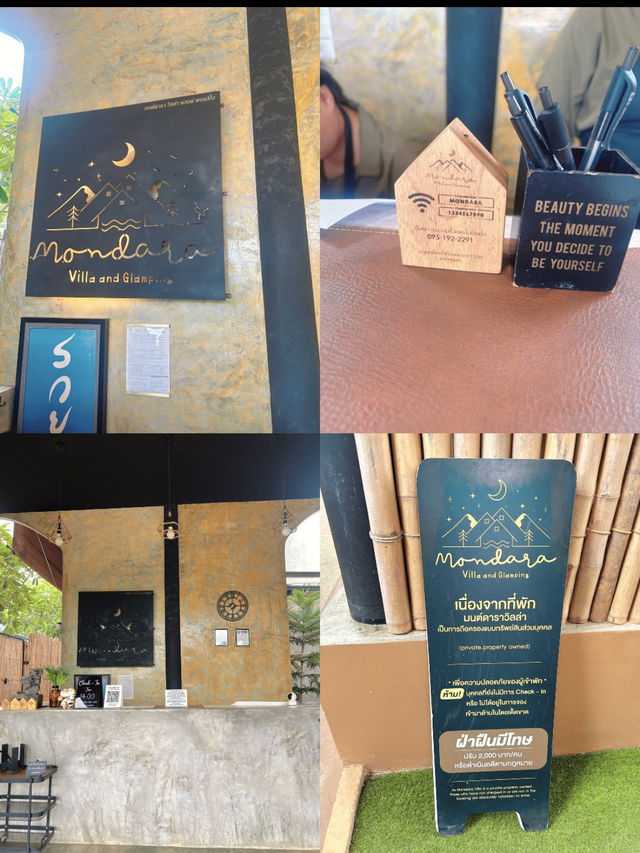 ที่พักเปิดใหม่สวนผึ้ง mondara villa and glamping🍃