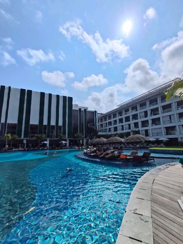 🌊 A Sky-Mirrored Sanctuary: Pool View at The Legian Stone Hotel