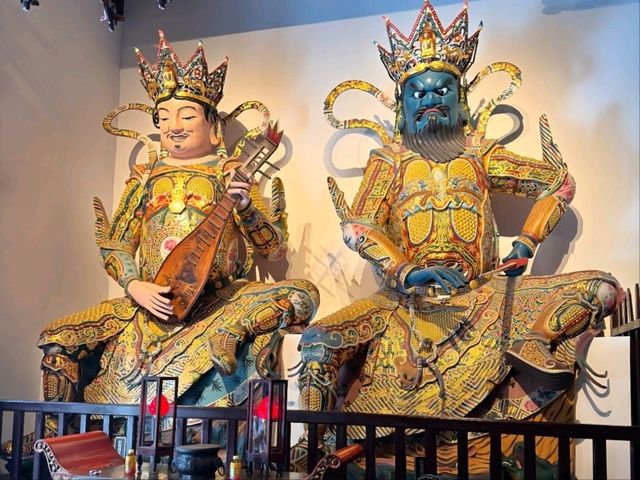 The Deities inside the Temple