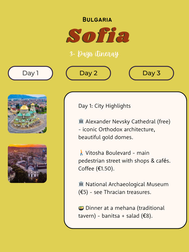 🇧🇬 Sofia, Bulgaria – Culture, Mountains & Markets 🏛️⛰️ 