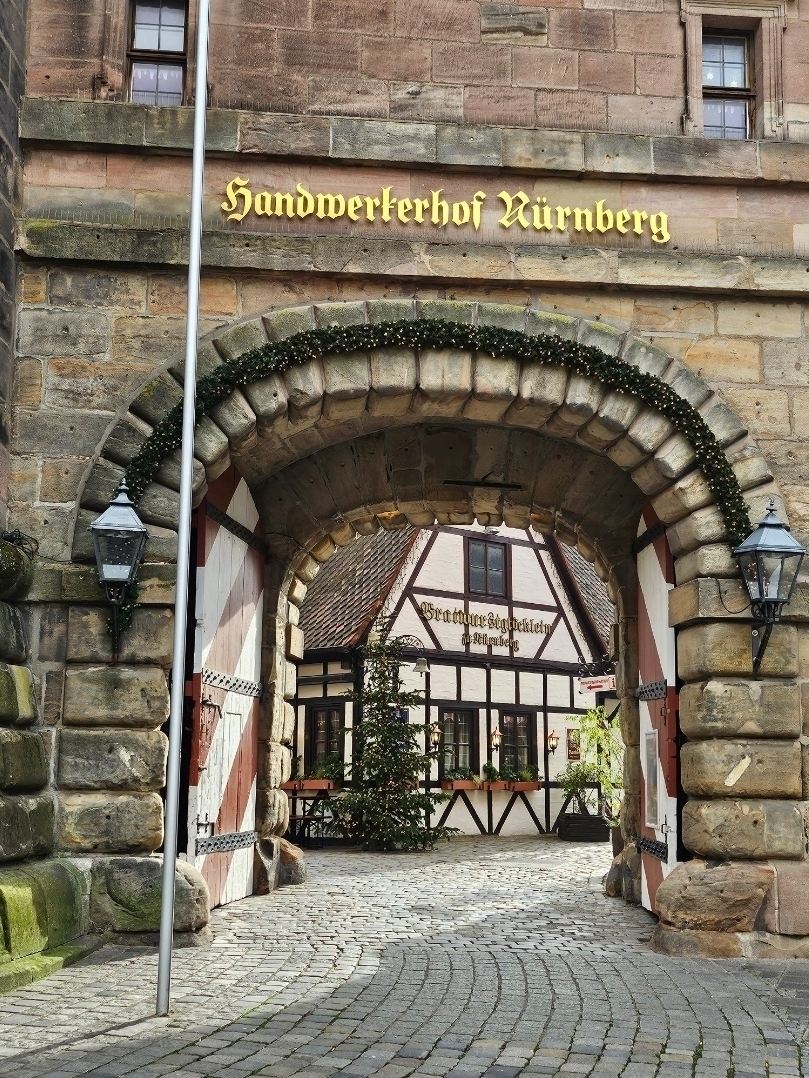 ニュルンベルクの旅の始まりはハンドヴェルカーホーフ（Handwerkerhof