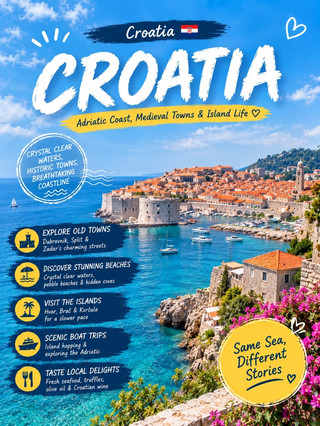 🇭🇷 Croatia | A Beautiful Mix of Coast, History & Adventure 🌊🏰✨