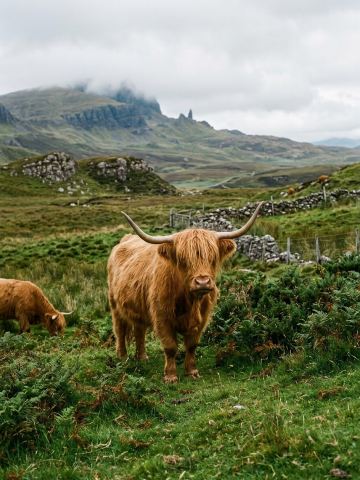 🏴󠁧󠁢󠁳󠁣󠁴󠁿✨ スコットランド (UK) 霧と緑の絶景、そして悶絶級に可愛い動物たちに出会う旅！🌿🐑