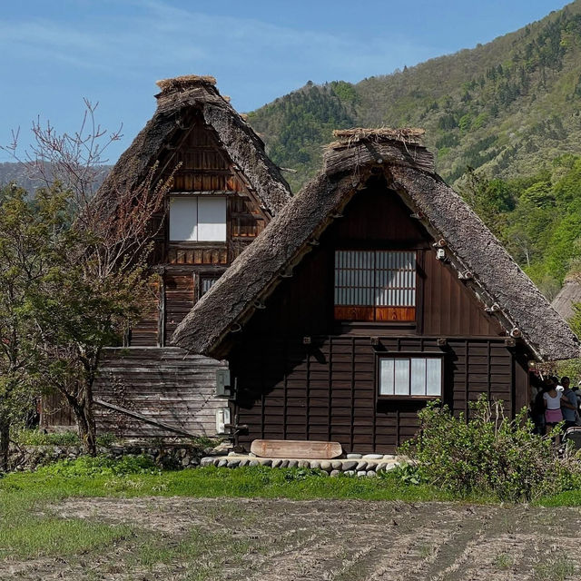 You can see the original scenery of Japan