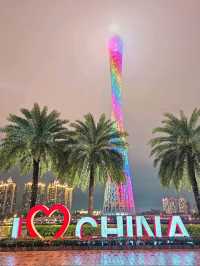 Skyline magic at Canton Tower💫