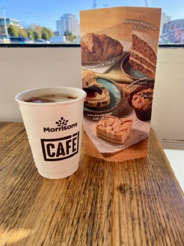 Nice cafe in Bracknell supermarket