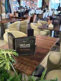 A Calm Airport Morning at The Flame Restaurant & Bar 🥐