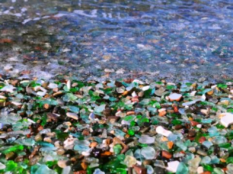 Стеклянный пляж во Владивостоке: кусочек чуда на берегу моря