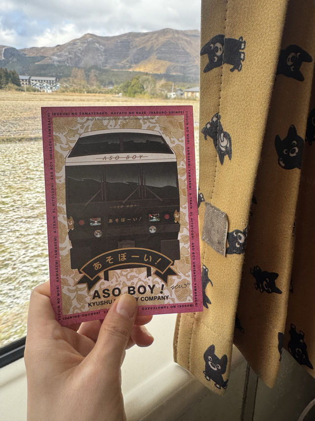 🚂 Scenic Journey to Mt. Aso : Taking the Train to Aso on January 2nd
