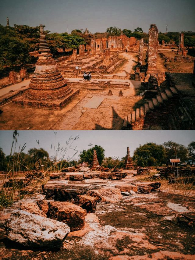 Ayutthaya: Amidst the hustle and bustle of the world, as the sun sets and the journey comes to an end, the glory of a hundred years is but a fleeting cloud of smoke.