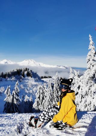 Skiing in France, I'm happy again