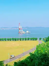 在廣州坐地鐵就能去看海真的好美~~
