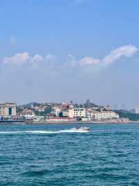 青島‖棧橋  賞日落餵海鷗