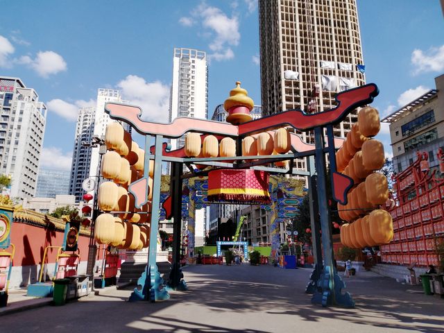 漫步老北市。