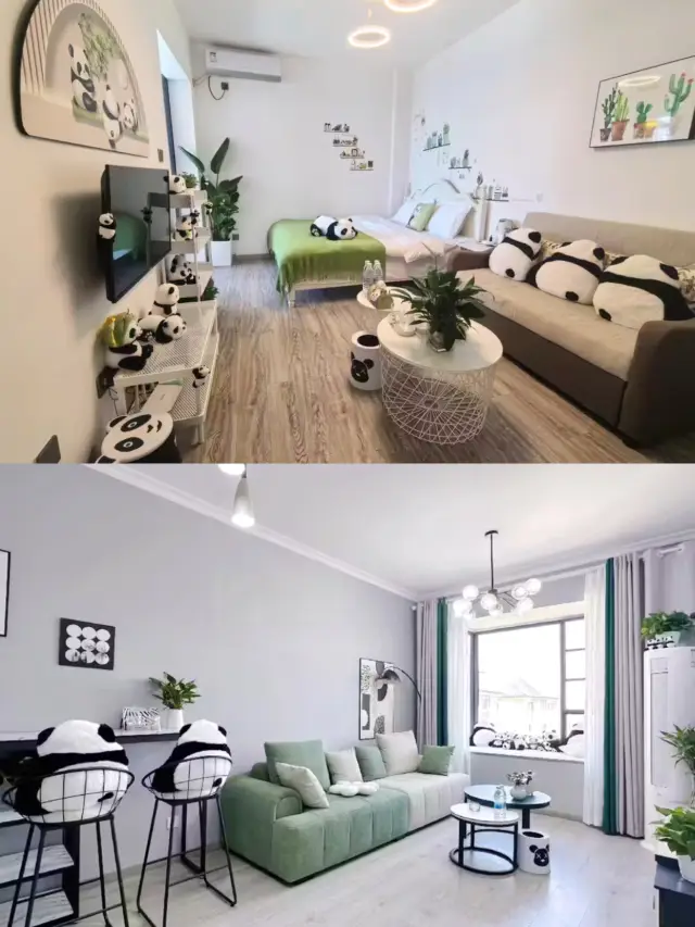 가성비 최고의 휴가용 홈스테이｜판다 요소가 너무 귀여워요!