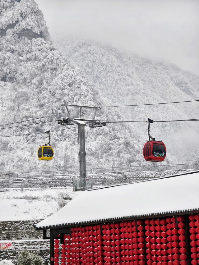 龍頭山又下雪啦天花板級別的冰雪世界！
