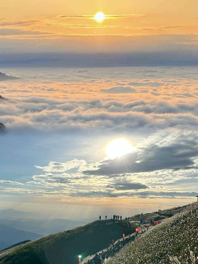 你一句向雲端 我就來到了武功山
