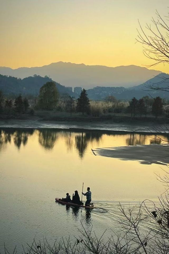 福州水杉林月亮灣！