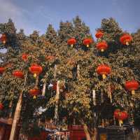 一人去旅行｜到處都是人，沙坪壩區磁器口古鎮太有年味兒了，很熱鬧