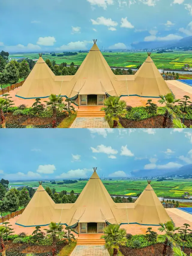 꽃밭 속에서 자연과 하나 되기 | 럭셔리 글램핑 호텔