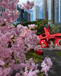 深圳灣萬象城春日櫻花樂園，浪漫到犯規