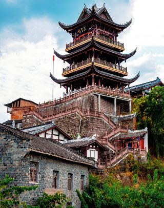 Check-in - Anju Ancient Town, Tongliang District
