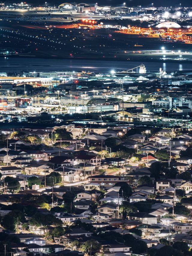 夏威夷的夜檀香山最值得打卡的免費機位