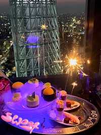 東京浪漫紀念日餐廳✨天空 LOUNGE TOP of TREE