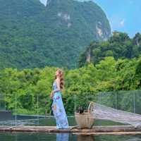 Yangshuo West Street! There is also such a beautiful landscape painting check-in point!
