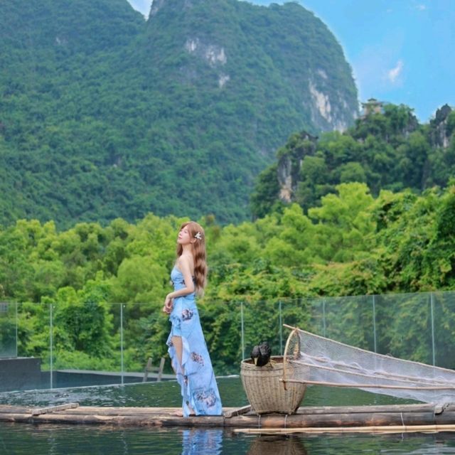 Yangshuo West Street! There is also such a beautiful landscape painting check-in point!