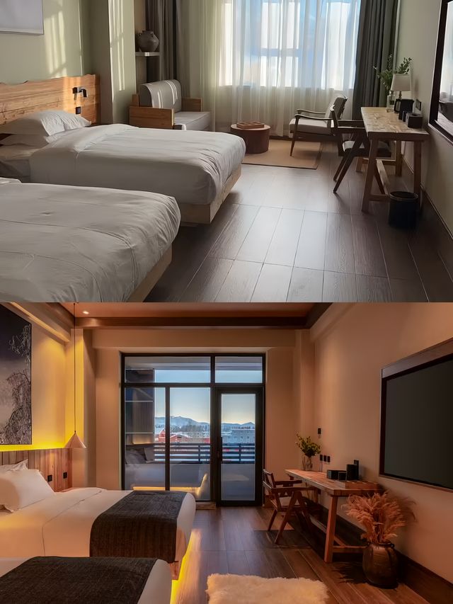 可可托海恬園酒店   山水畫卷，觸手可及