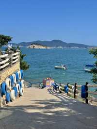 威海旅遊寶藏拍照打卡點同貝殼沙灘🩵