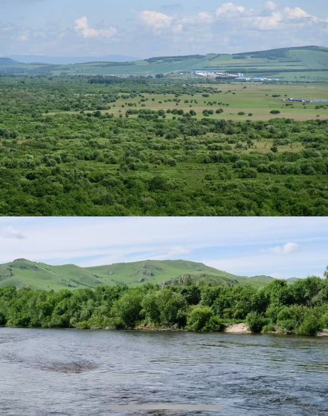 晨霧、白樺與根河