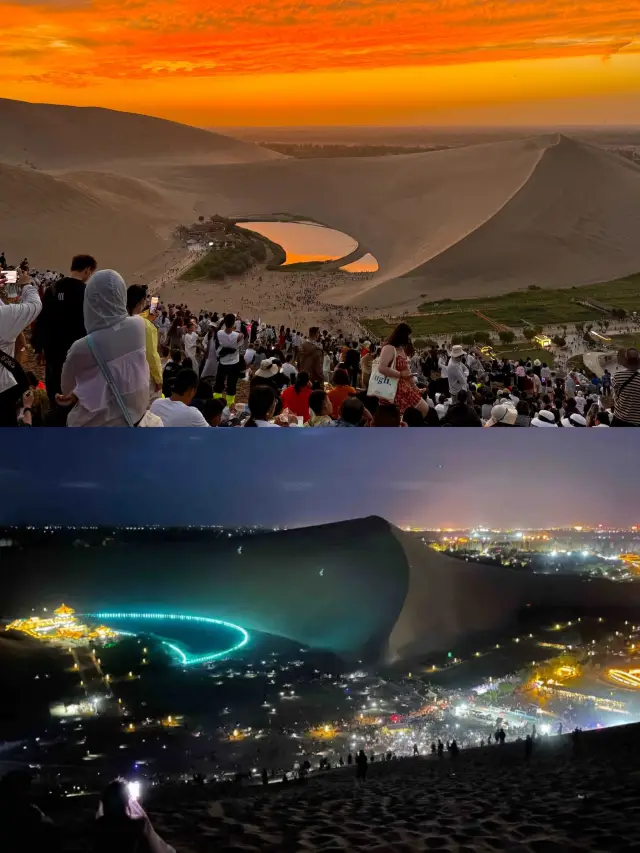 在敦煌鳴沙山頂看演唱會太酷啦！西北浪漫天花板