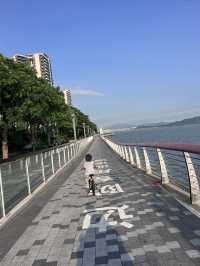 避開人擠人深圳灣親子騎行攻略,新手友好