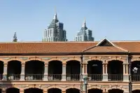 這個校園很美，而且沒有圍牆