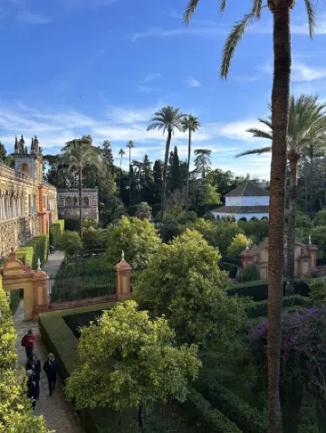 พระราชวังเรอัล อัลกาซาร์ ในเมืองเซบียา ที่ตกแต่งในธีมเกมออฟโธรนส์