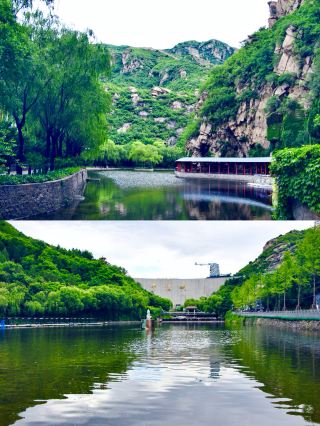 Beijing | The hidden blue oasis at the foot of the "Qinglongxia" Great Wall