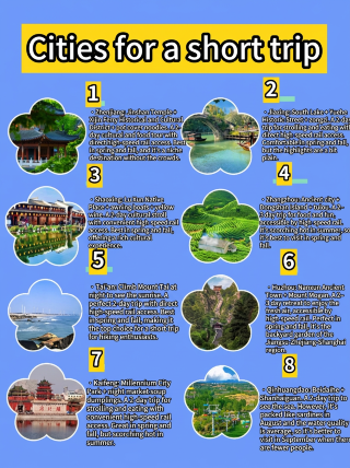 2-3 day short trip treasure list! High-speed rail direct, no detours