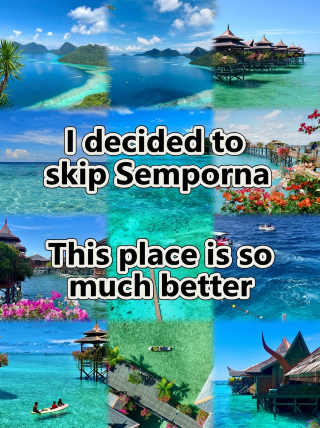 Gak jadi lupain Semporna, ternyata di sini mantap banget! 🌊