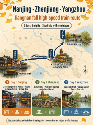 Nanjing, Zhenjiang, Yangzhou | A Jiangnan Autumn High-Speed Rail Route