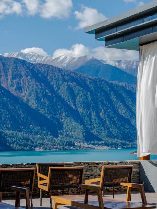 Youth is priceless | My "graduation" photo with the snow-capped mountains and lake